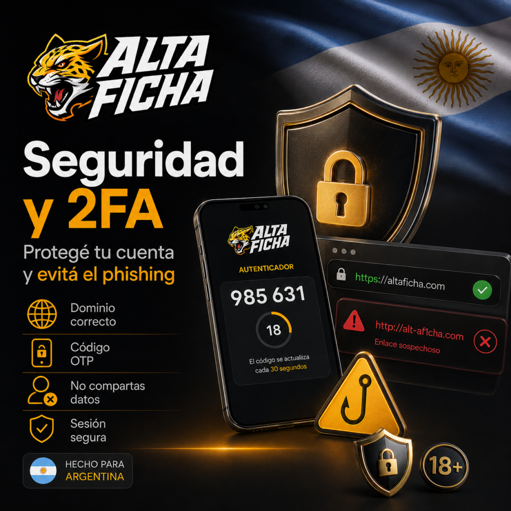 Protección de la cuenta de Altaficha mediante 2FA y verificación del dominio