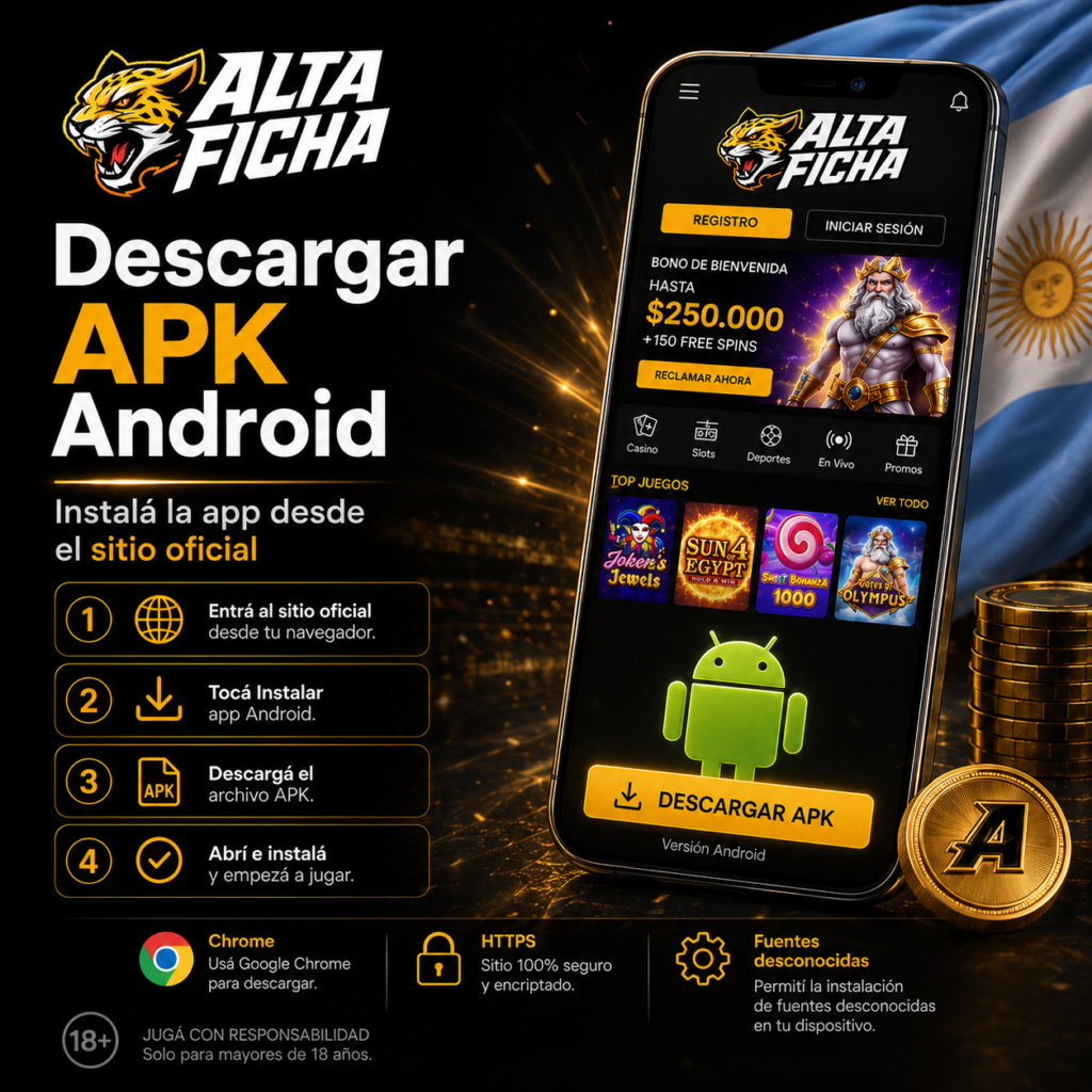 Cómo descargar e instalar el APK de Altaficha en un disposit